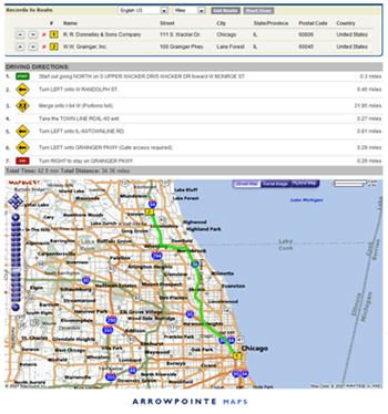 Watch a screencast of the Routing functionality