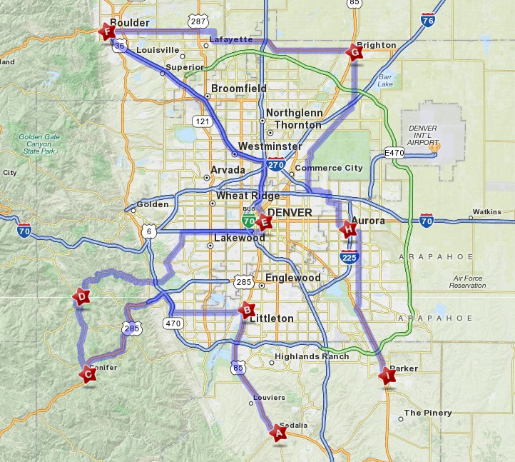 Optimized Route